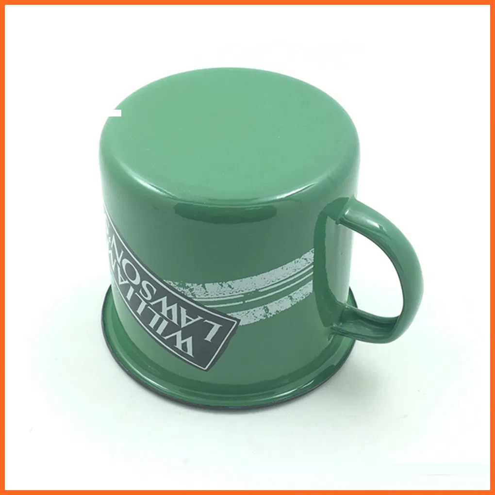 Cast Iron Metal Type Steel Enamel Camp Mug