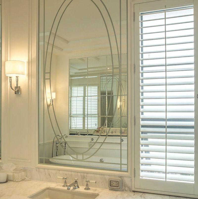 Australian European Style PVC Plantation Shutters for Interior Window Decoration