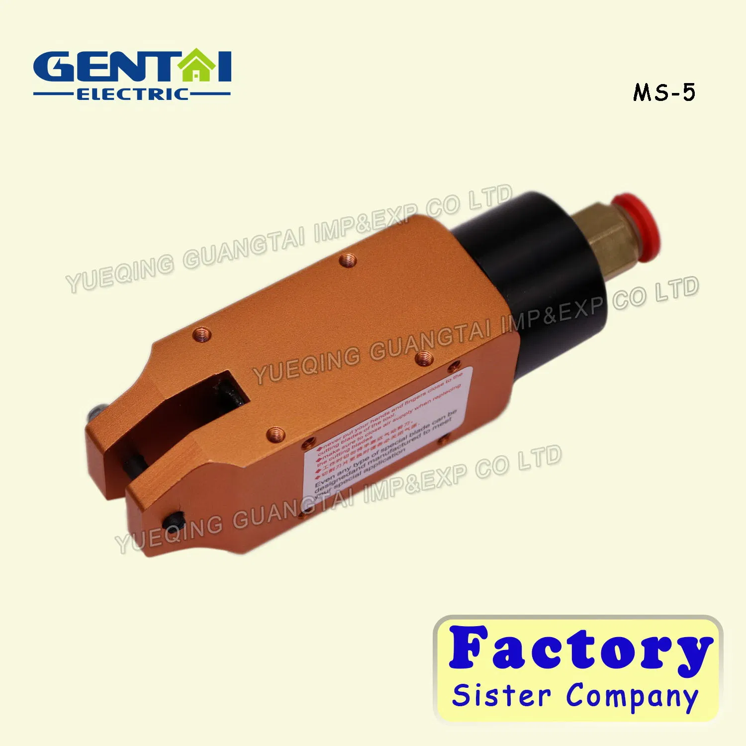 Ms-5 Pneumatic Main Body Vessel Air Nipper for Automation Cutting