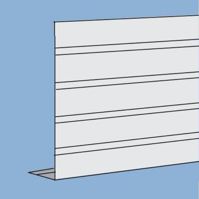 6 in. X 12 FT. Royal Brown Aluminum Texture Fascia