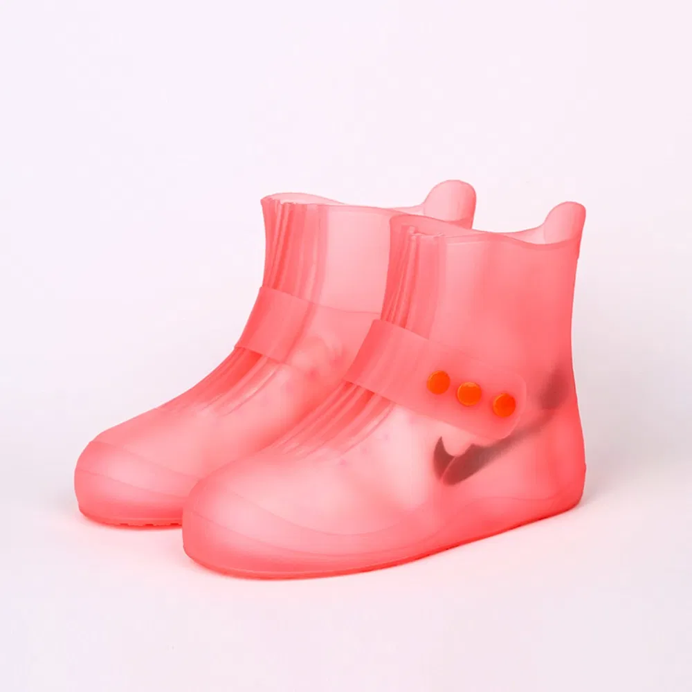 Waterproof Rain Boot Covers, Sand Control Anti-Slip PVC Rubber Sole Snow Boots Reusable Covers for Cycling Camping Fishing Garden Travel Bl23279