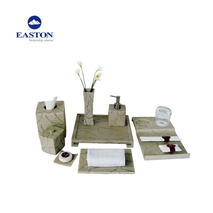 Hot Selling Morden Square Resin Soap Dish for Hotel