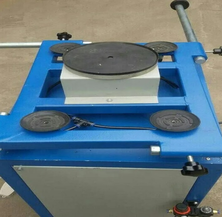 High Precision Insulating Glass Machinery Double Glazing Glass Equipment Hollow Glass Rotating Sealant Spreading Table