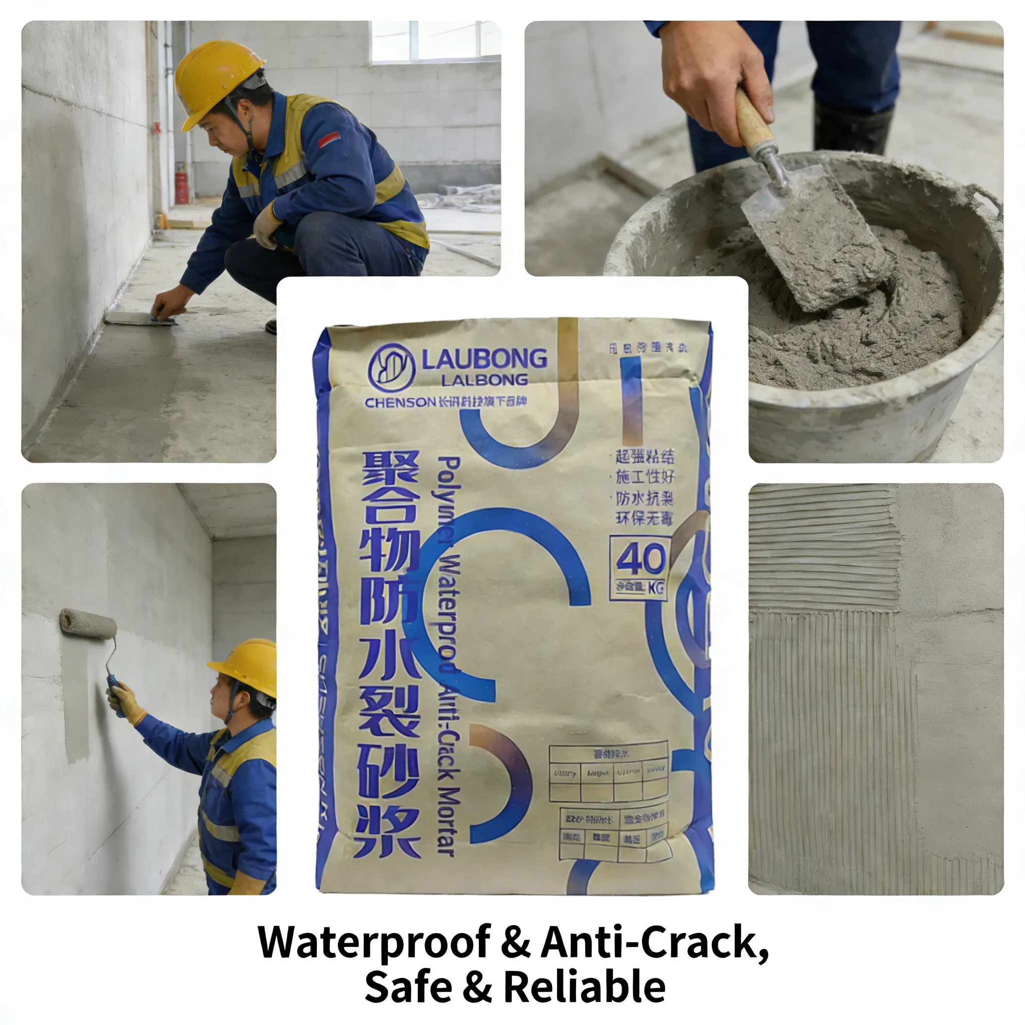 Durable Eco-Friendly Waterproof Mortar for Living Room and Kitchen Use