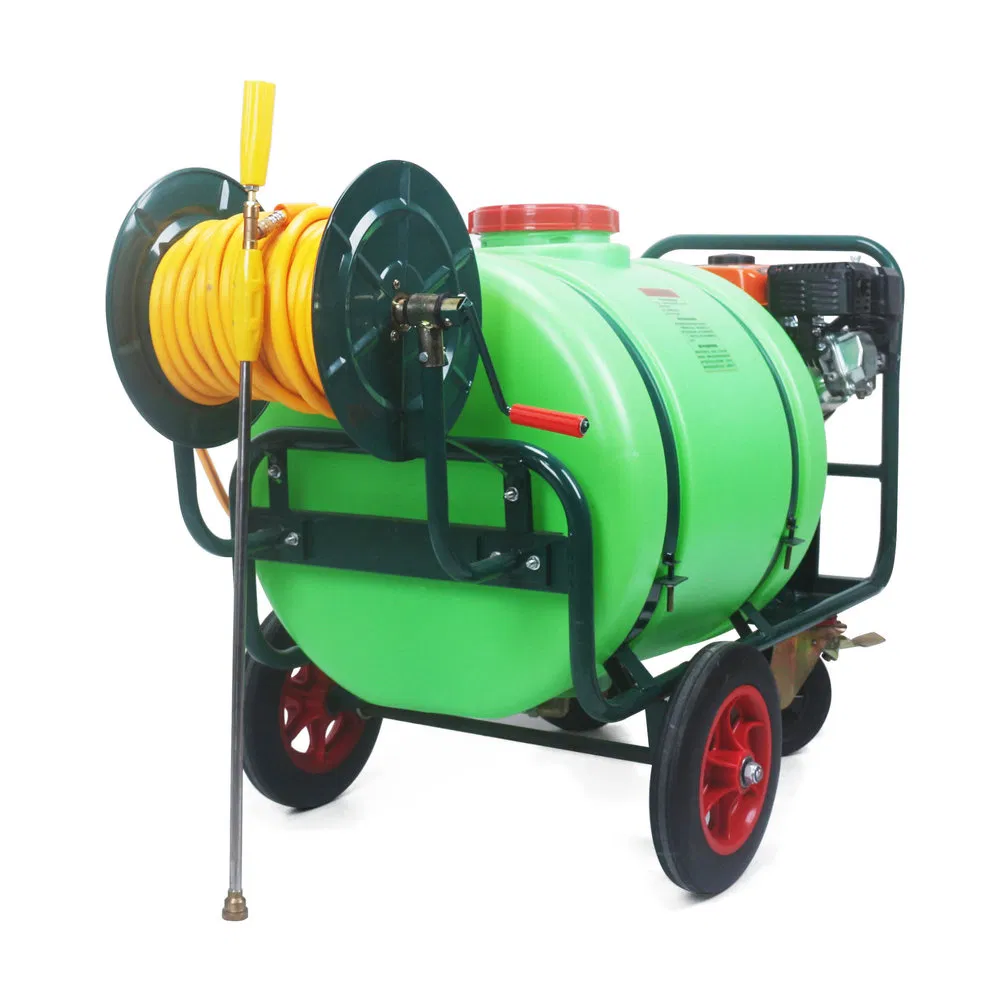 High Efficiency Strong Grip Cart-Style Gasoline Engine Garden Sprayer for Disinfection