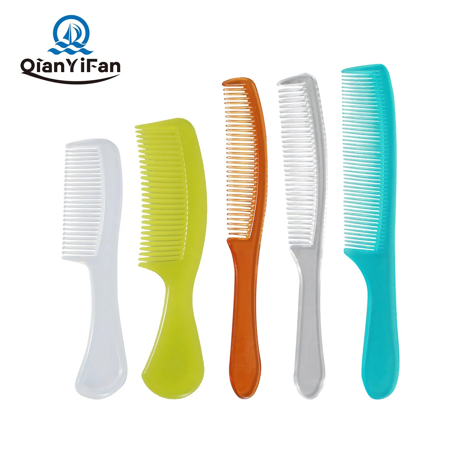 Disposable Comb Individually Packaged Long Handle Plastic Comb Suitable for Hotel SPA Airline Travel