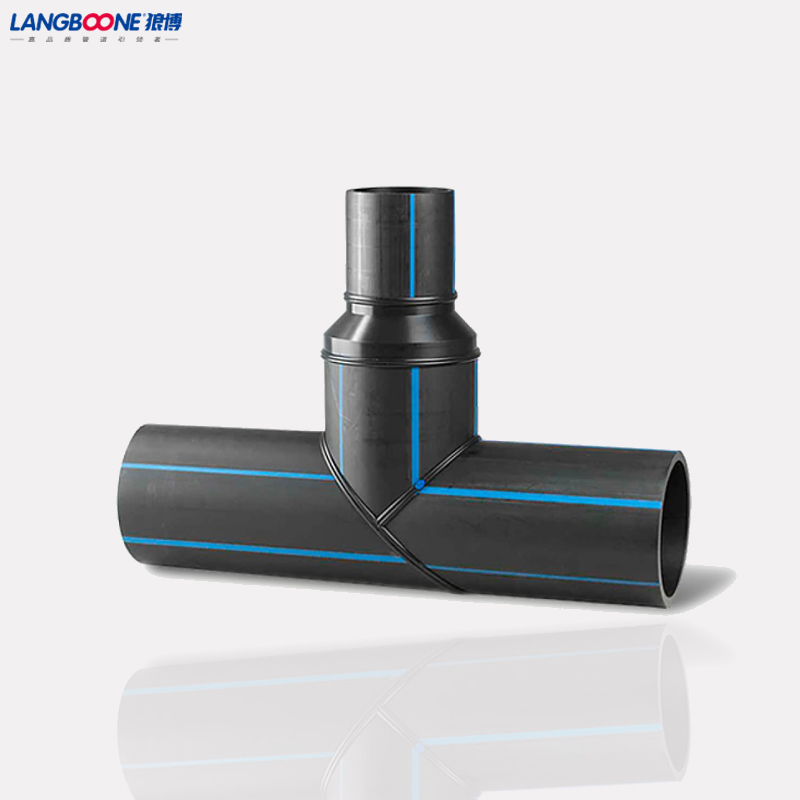 PE100/80 Pipe Fitting SDR11 Fabricated Cross Fittings for Water Supply Pipe PE Flange Welded Bend