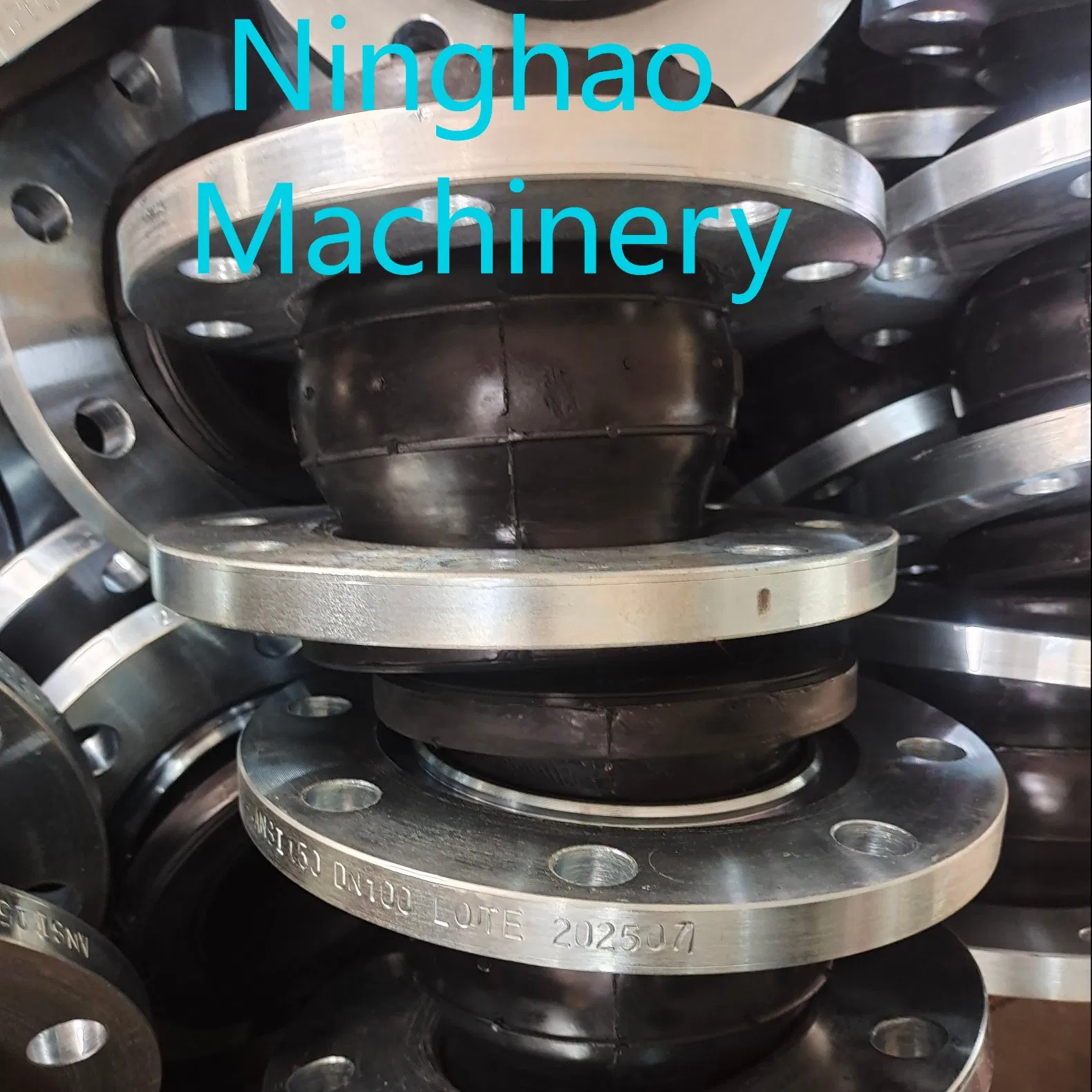 Carbon Steel Flexible Rubber Joint NBR Material Pipe Connector