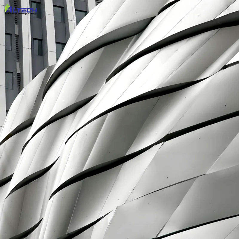 Solid Aluminum Panel for Curtain Wall with Customized Color and Anodized Surface