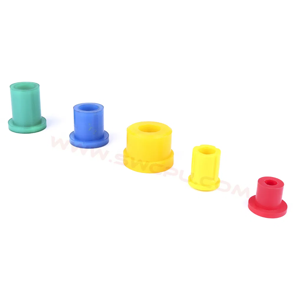 Custom Anti Impact High Temperature Polyurethane Rubber Plastic Molded Flange Bushing
