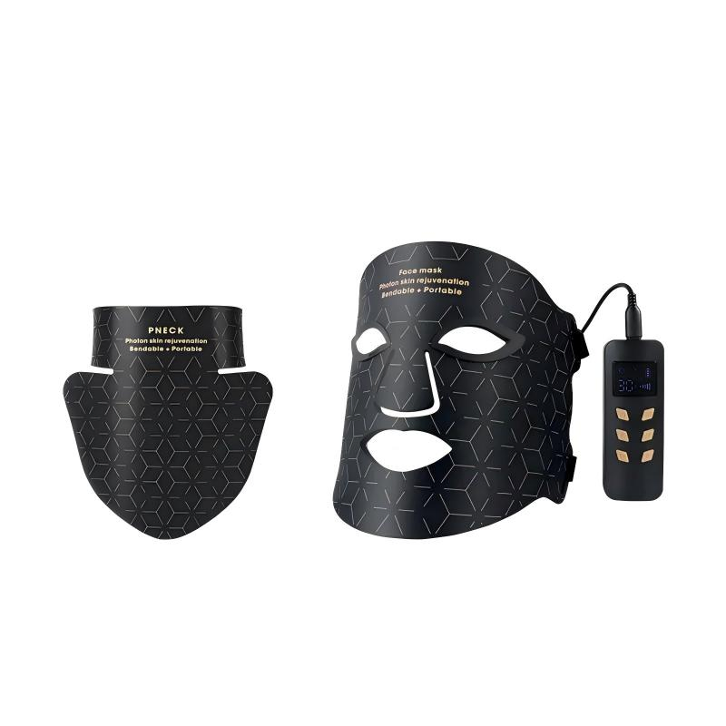 Skin Beauty Facial Mask LED Red Light Therapy for Face and Neck Lighten