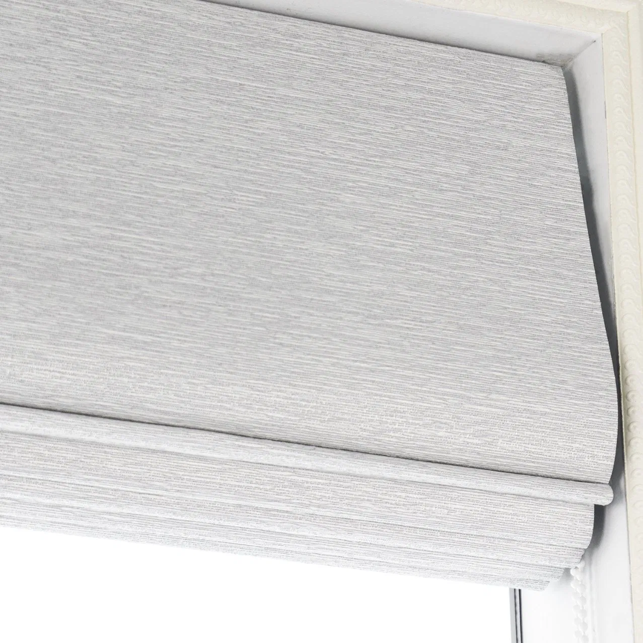 Wholesale Soft Fabric Blind Shades Manual Stacked Cordless Blackout Roman Blinds Shade for Windows Curtain