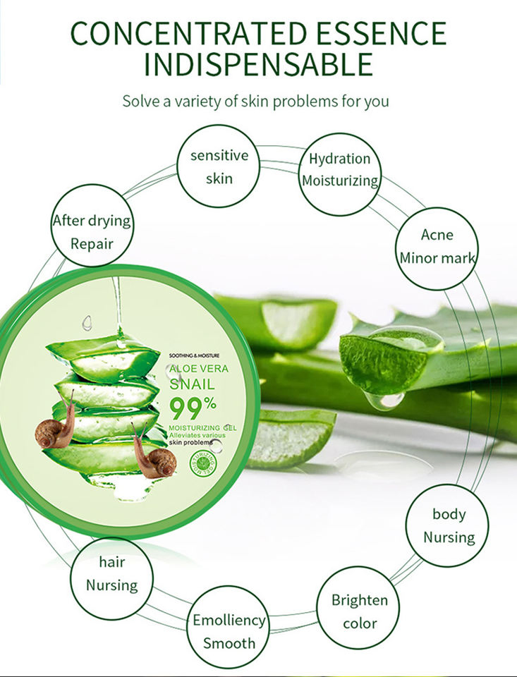 Aixin Cosmetics Skin Care After Sun Repair Moisturizing Beauty Cream Aloe Vera Gel
