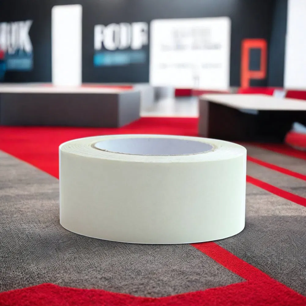 China Custom Sizes Strong Adhesive Double Sided Carpet Tape Solvent Double-Sided Adhesion Tape