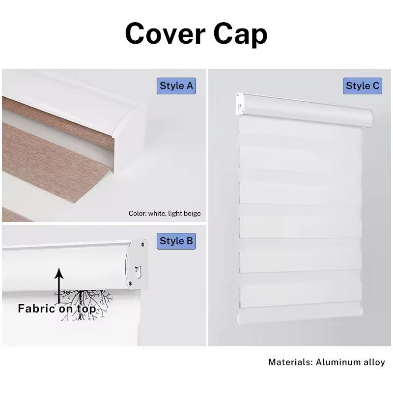 Automatic Smart Zebra Blinds in Blackout Power Blinds with Power Supply Window Shades Roller Blinds