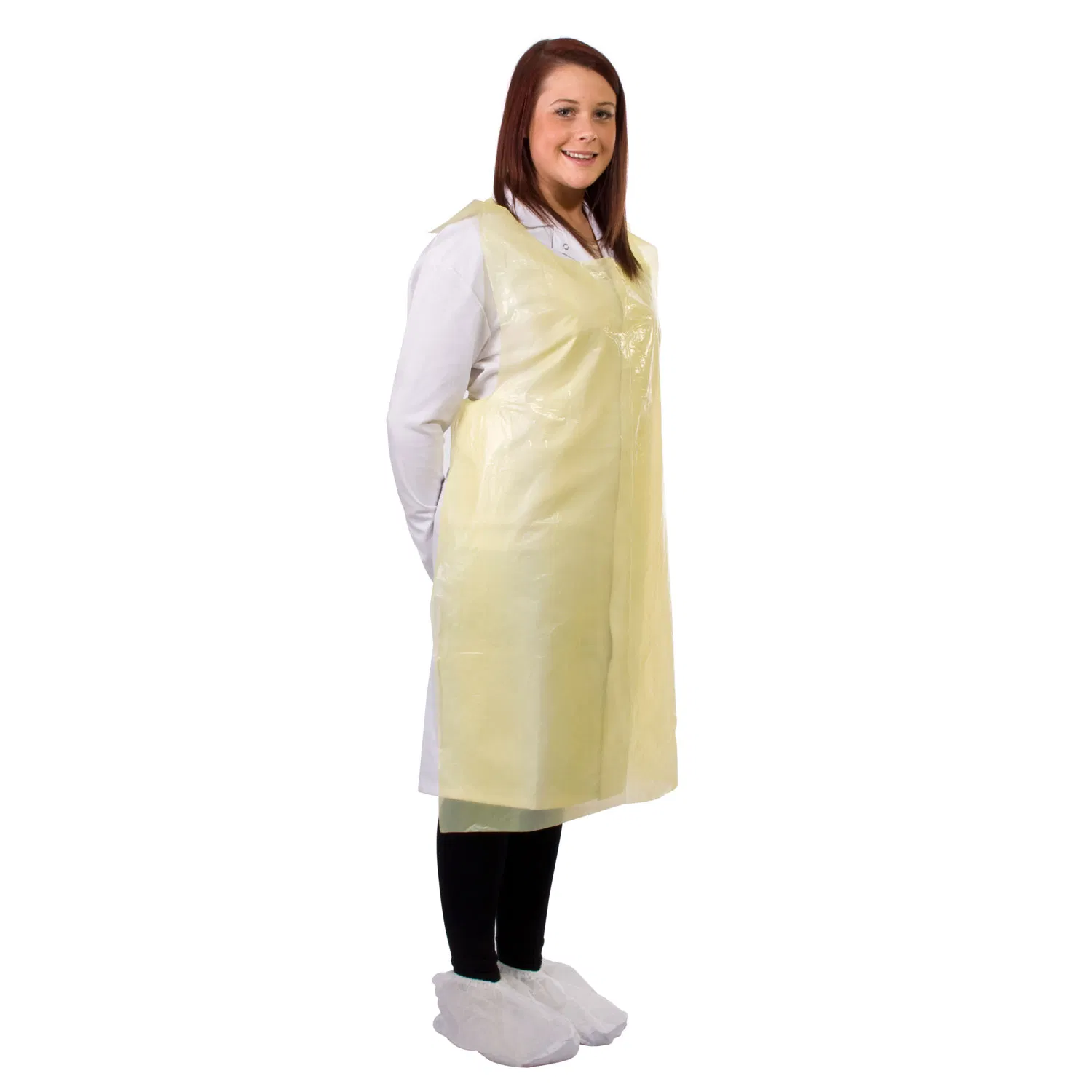 Disposable Plastic PE CPE LDPE HDPE Apron for Medical and Household