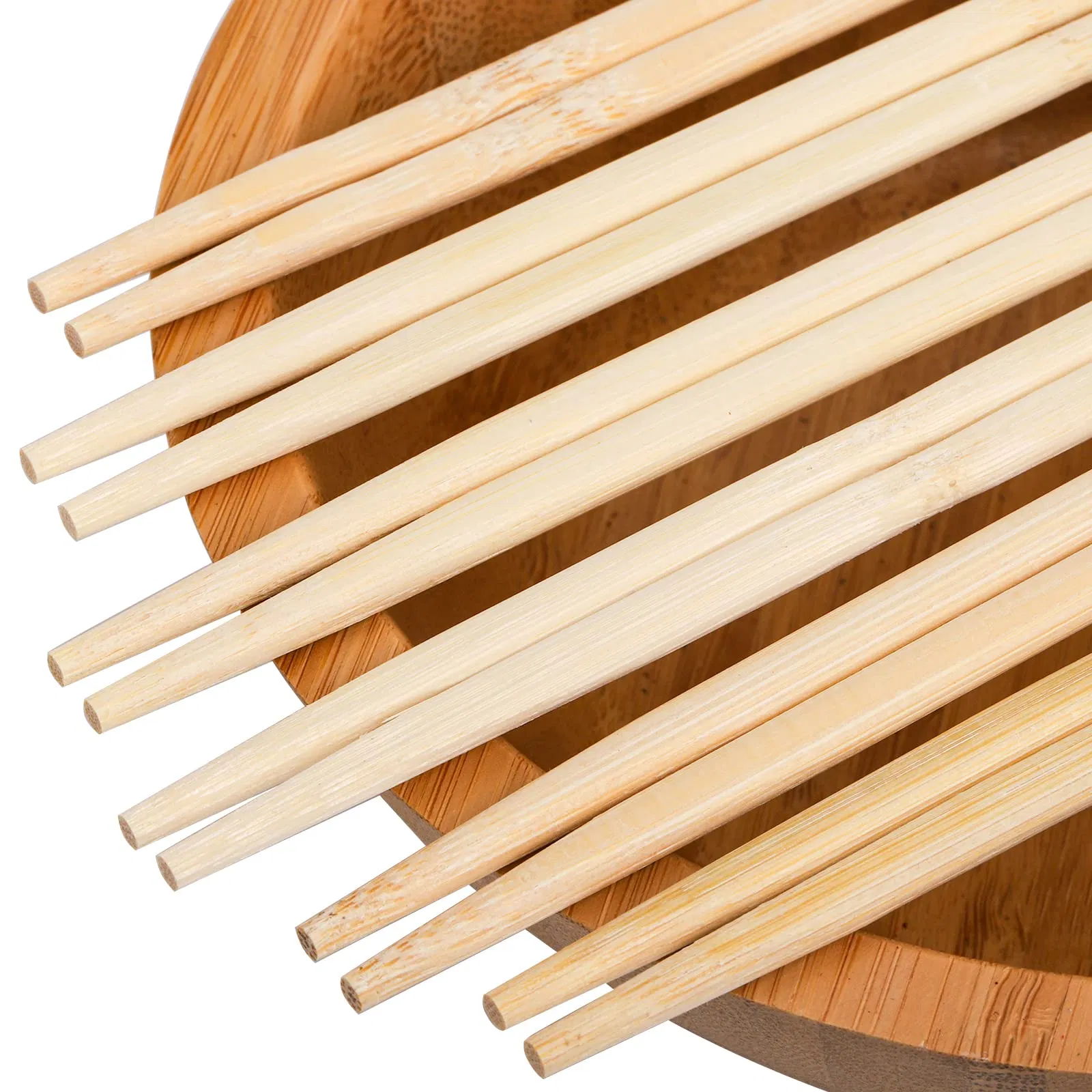 Factory Wholesale Natural Bamboo Made Disposable Twins Sushi Chopsticks
