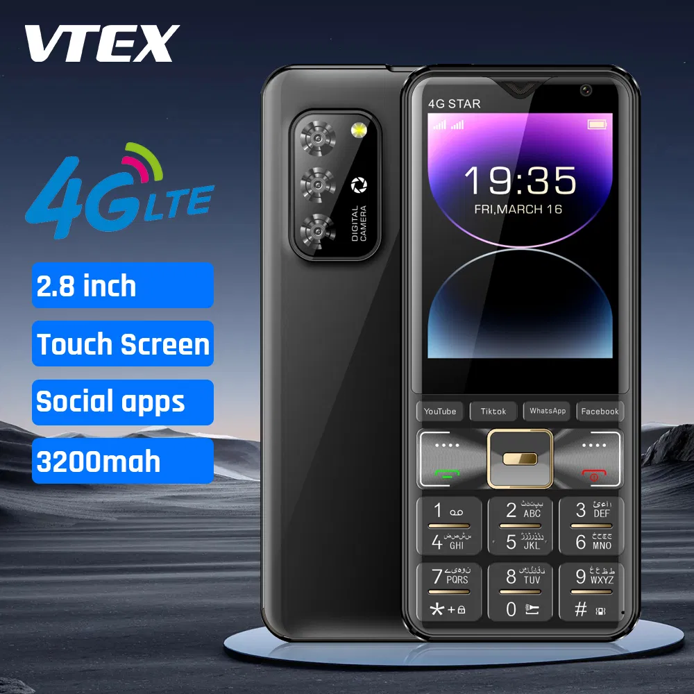Кнопочный телефон 2.8 дюйма 4G с камерой