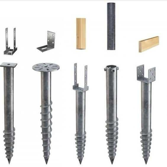 Q235B Steel Galvanized Ground Screw for House Mounting