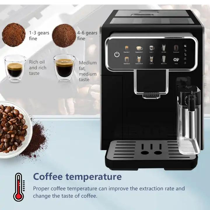 Household Fully Automatic Intelligent Electric Espresso Touch Screen Control Espresso Coffee Maker Machine