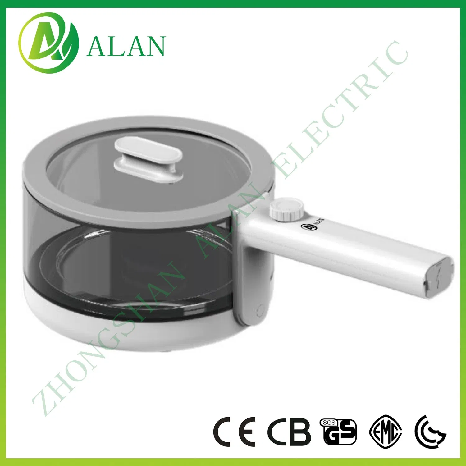 1.6L Portable Multifunction Electric Multi Cooking Electric Hot Pot Cooker Suitable for Noodles/Hotpot/Soup Mini Electric Frying Pan