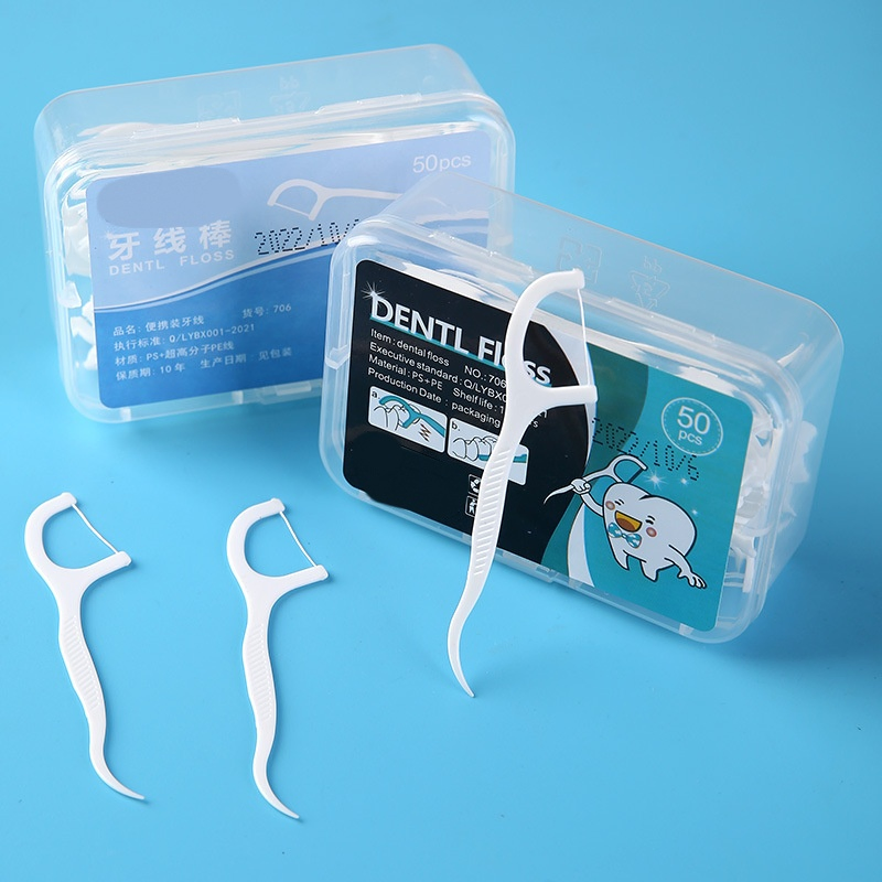 New Arrival 50% Biodegradable Dental Floss Sticks Eco-Freindly Floss