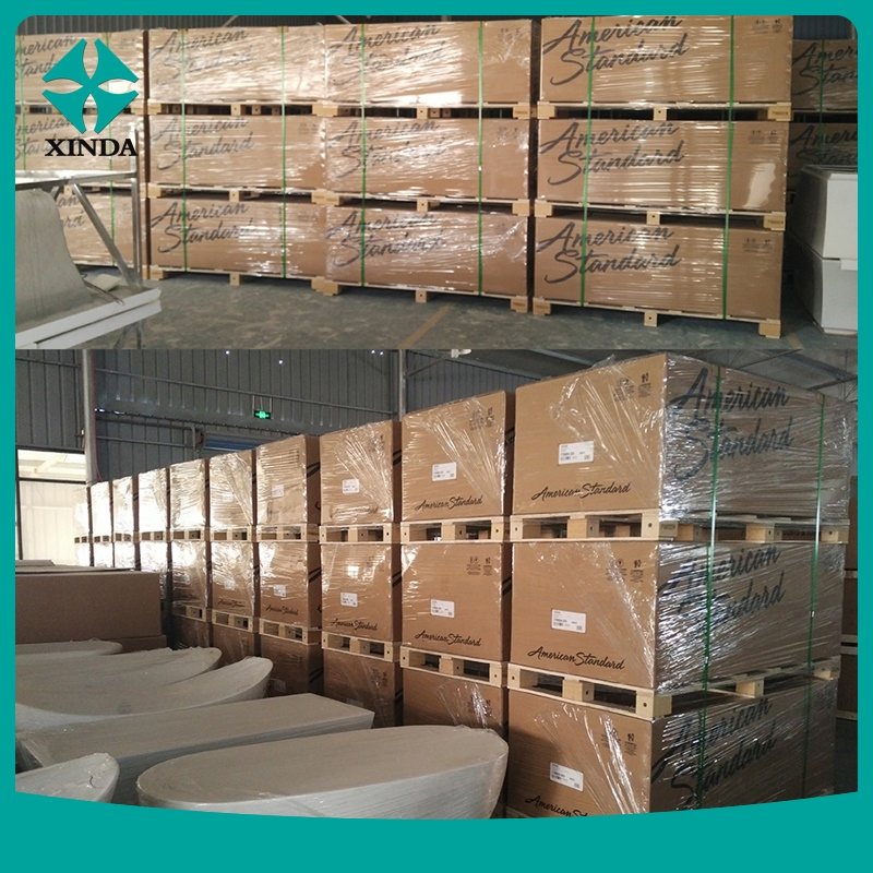 Белая акриловая ванна для замачивания, портативная