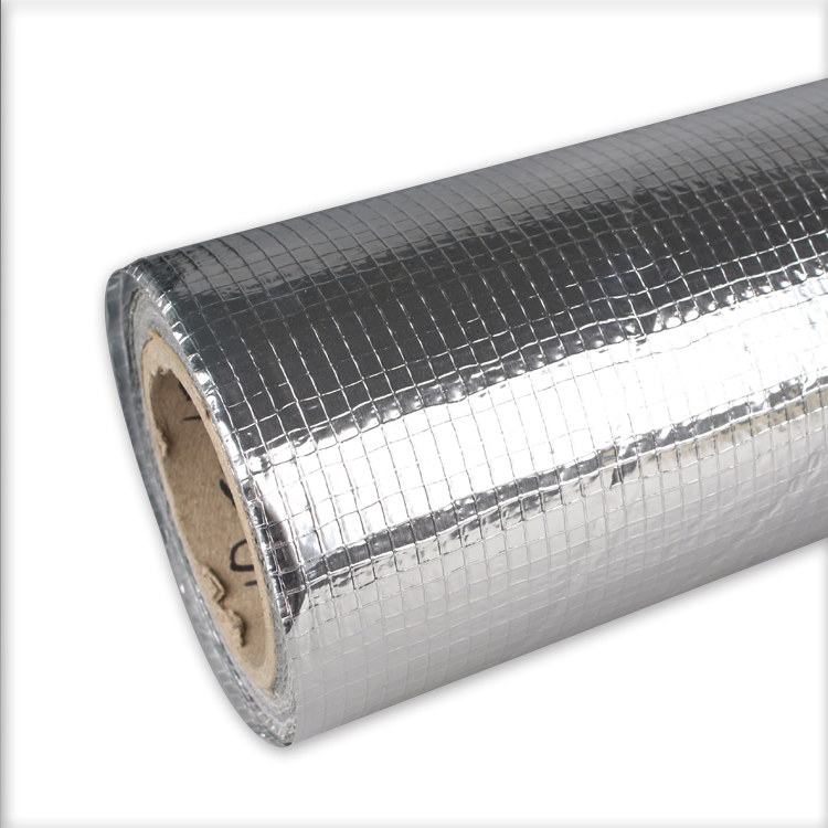 Heat Insulation Materials N Construction Aluminum Foil Coated with Fiberglass Fabric