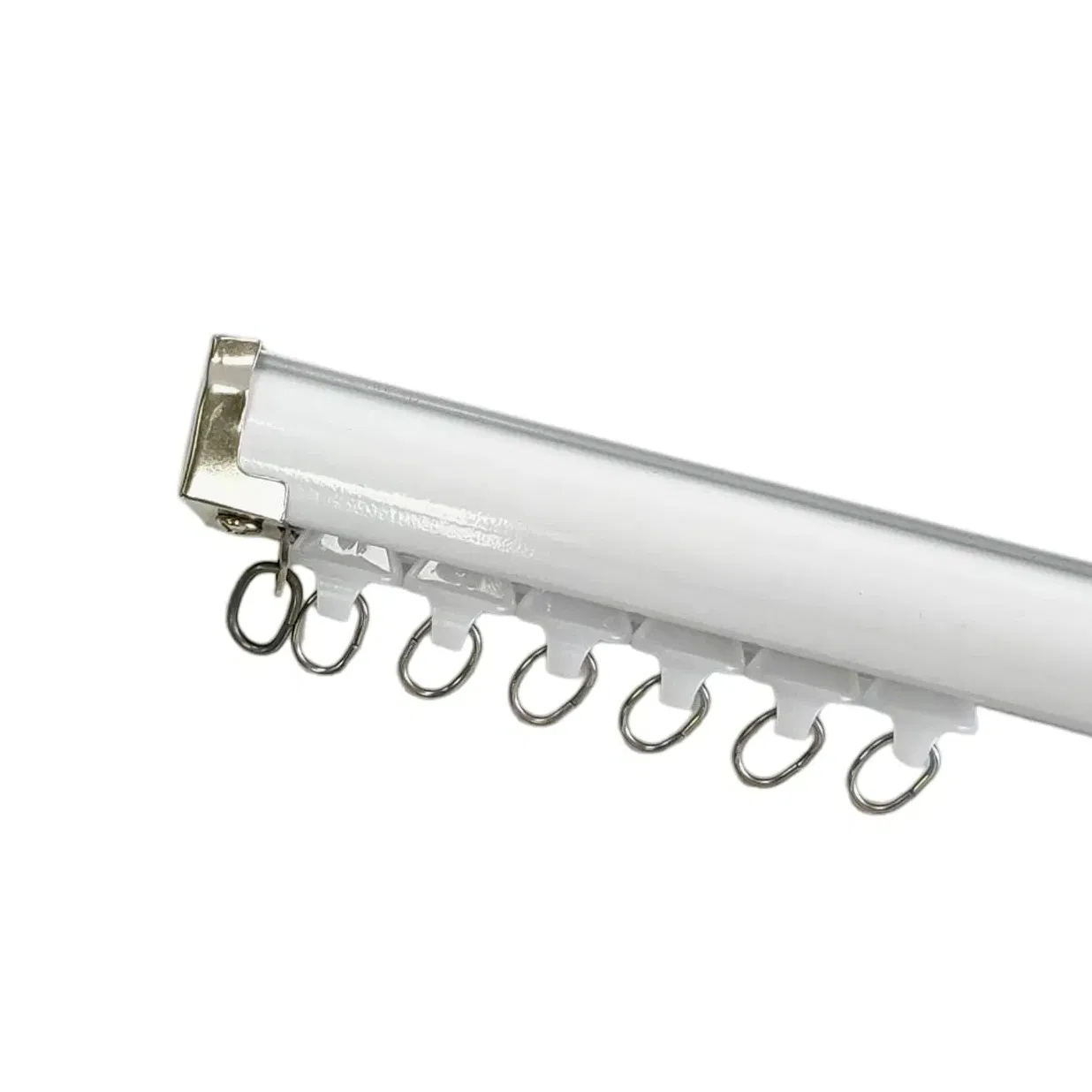 Heavy Duty Modern Wedding Curtain Track Easy Installation Wave Design Ceiling/Wall