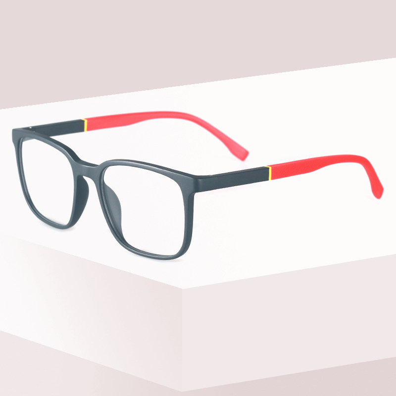 Tr90 Cheap in Stock Myopia Rectangle Lamination Colorful Optical Frames