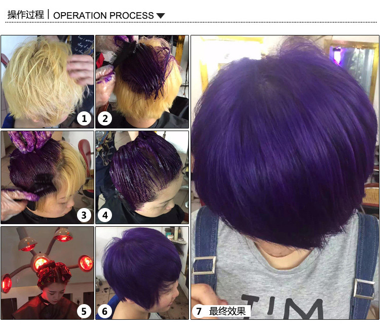 Highest Quality No Ammonia Fashion Semi Permanent Hair Color Manicure with Wholesale Price