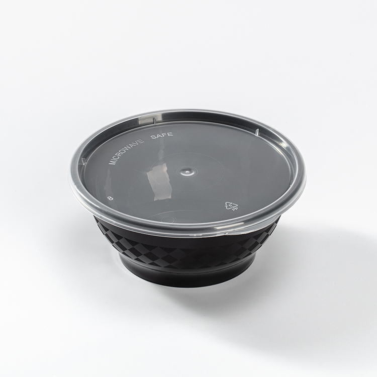 Takeaway Lunch Bowl Disposable Products Round Plastic Storage Food Container
