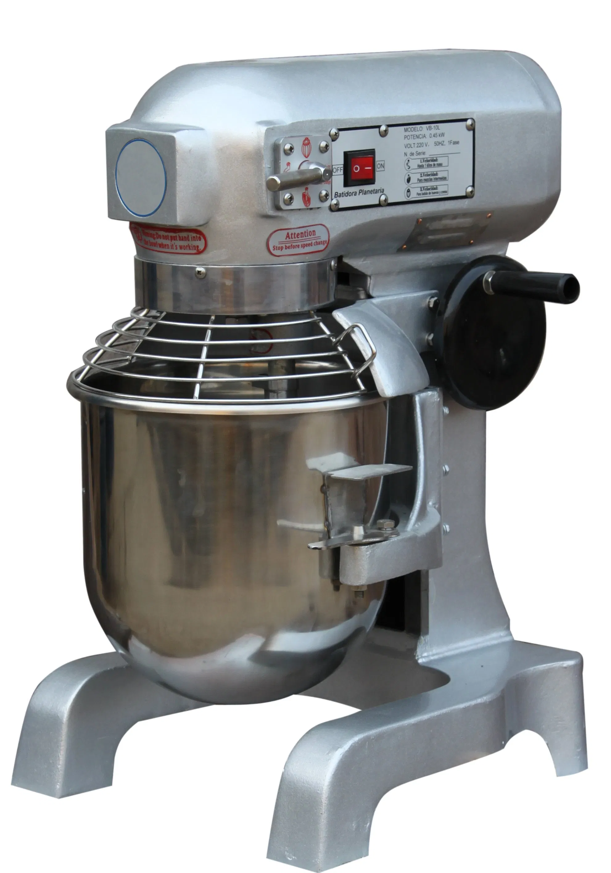 Vigevr Commercial Electric High Speed Stand Planetary Spiral Kneader Bread Flour Dough Bakery Mixer Machine