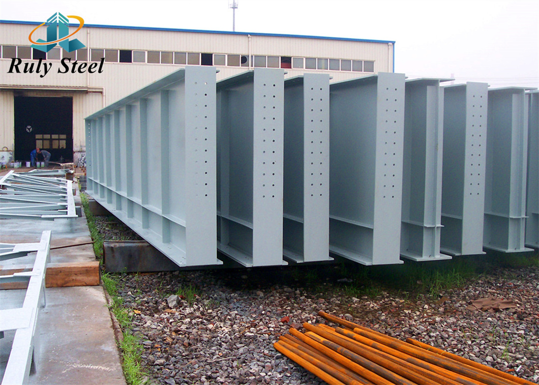 Q235B/Q355b ISO CE Certification Hot-Dipped Galvanized/Surface Layer Painted Twice Light Steel Structure H Section Column/Beam