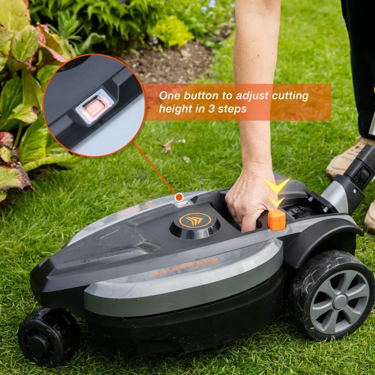 Iflex Urban 12V Lawn Mower for Efficient Grass Cutting - Lm F23