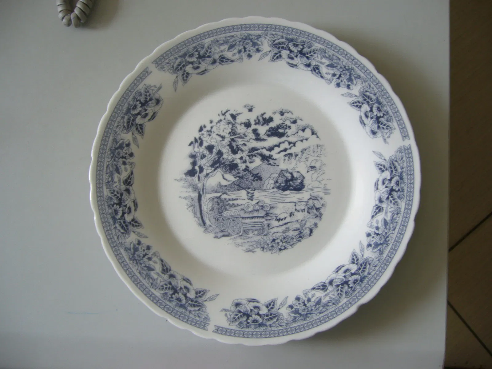 5-10.5inch Flat Meat Dinner Plate Porcelainware Ceramic Tableware