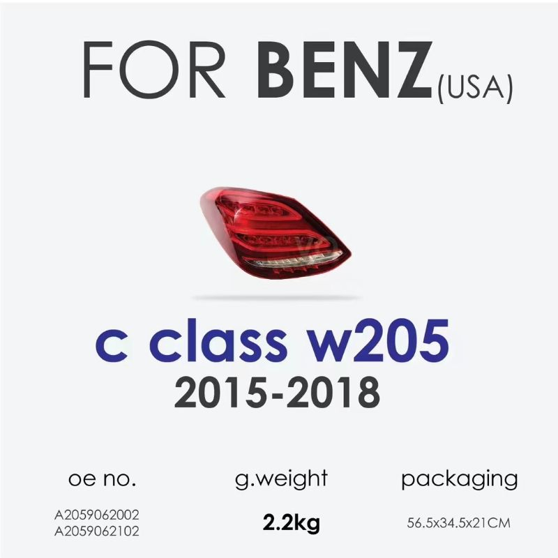 LED Taillights for Mercedes-Benz W221 S-Class (2005-2012)