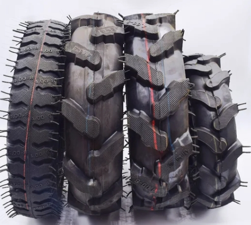 Factory Direct Sales Agriculture Spare Parts 4.00-10 Mini Tiller Cultivator Tire Hand Walking Tractor Tyre 4.00-8