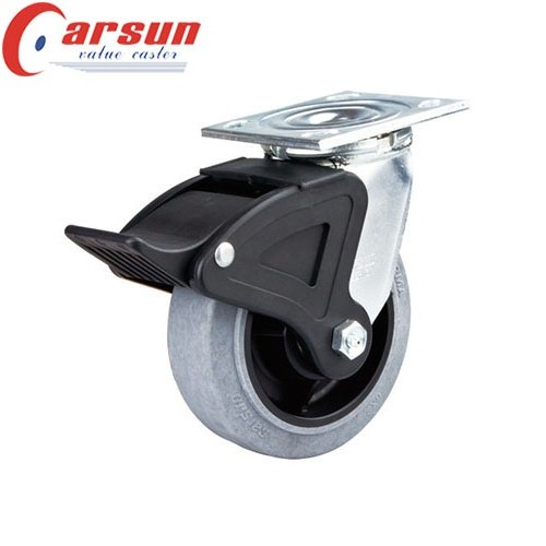 200mm 8 Inches Heavy Duty Swivel Conductive Wheel Castor (with nylon total brake)