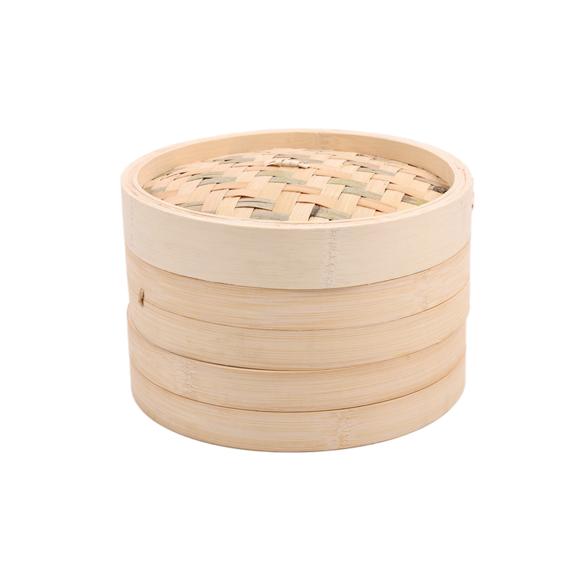 Бамбуковая пароварка на 3 яруса