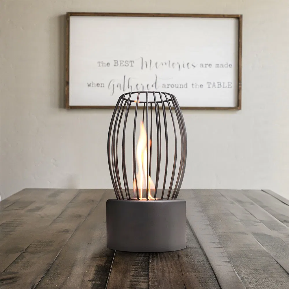 Ethanol Decorative Fire Pit Stove Indoor Party Decor Tabletop Fireplace