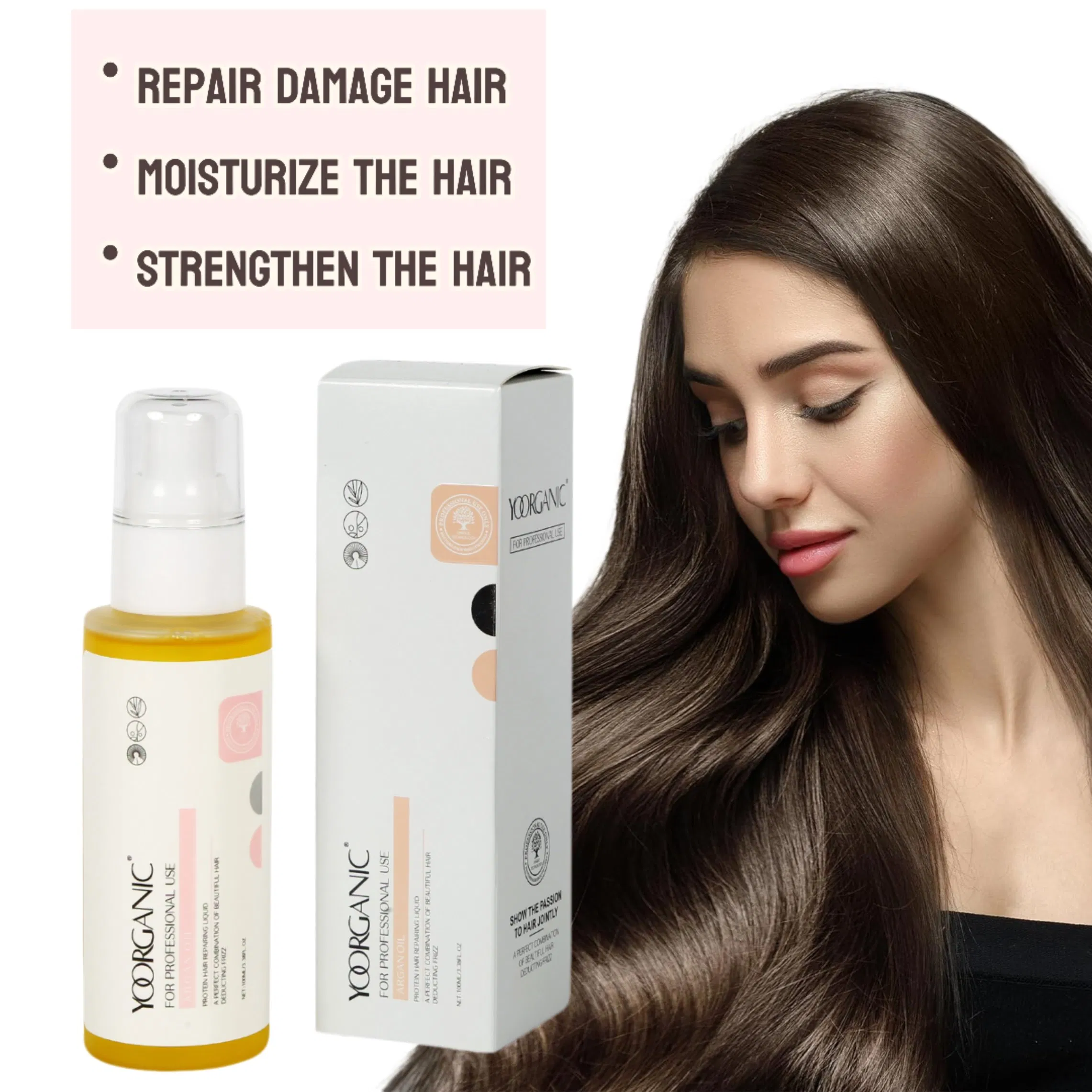 100ml Dry Damage Hair Treatment Anti Frizz Thickening Smooth Shine Keratin Hair Care Repair Silk Hair Serum
