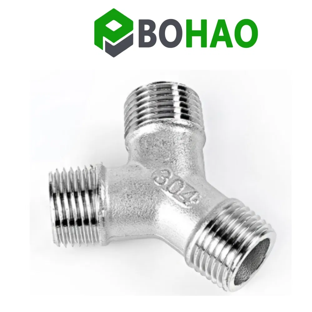 SS316 SS304 Stainless Steel Pipe Fittings SS304 SS316 2'' Y-Tee