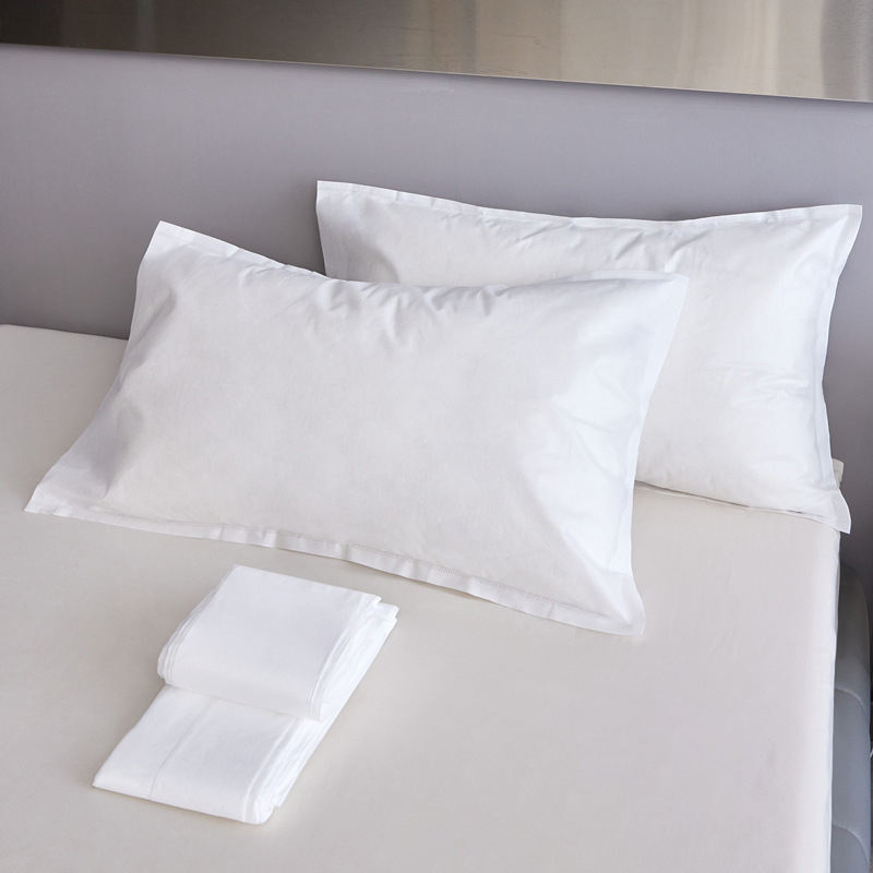 Wholesale Customized High Quality Disposable Non Woven Pillow Cover White Pillowcase