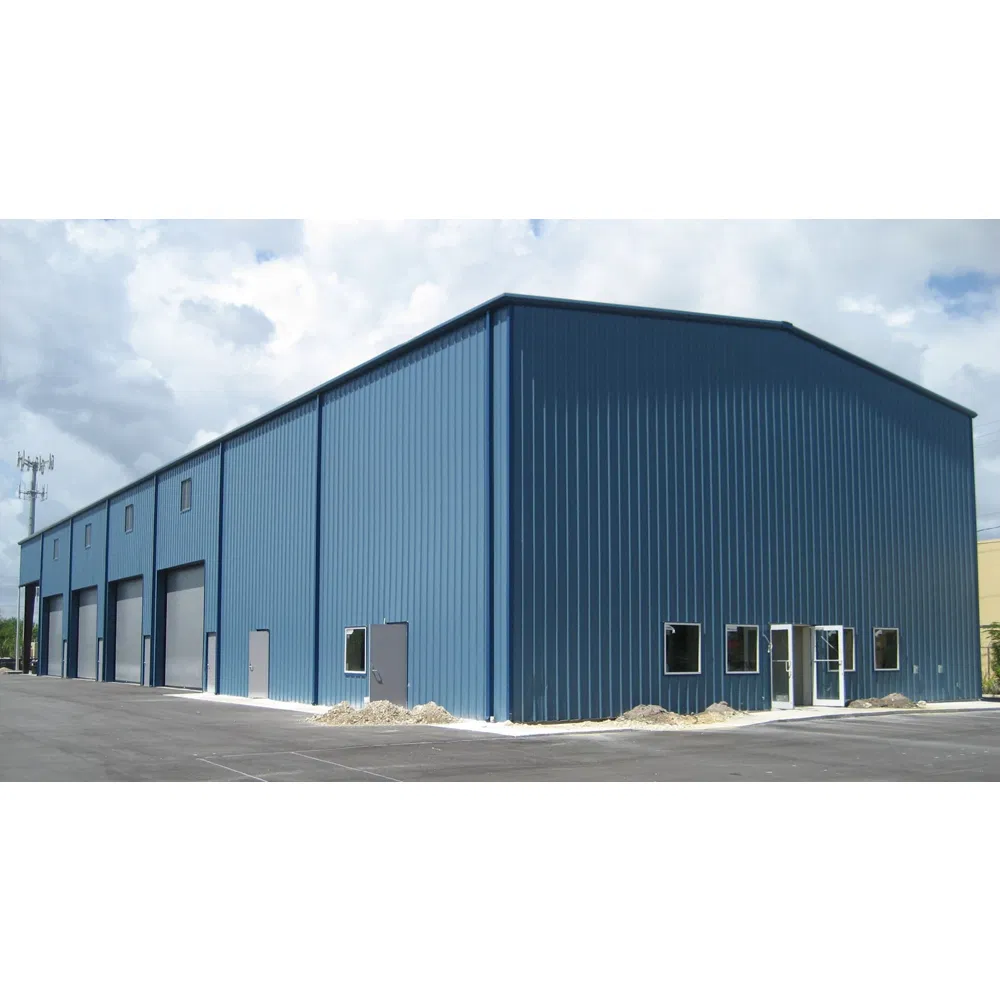 Pre Engineered Building Prefab Light Metallic Factory Steel Structure Logistics Hangar Buildings Construction Storage Shed Warehouse (TW-KA099)