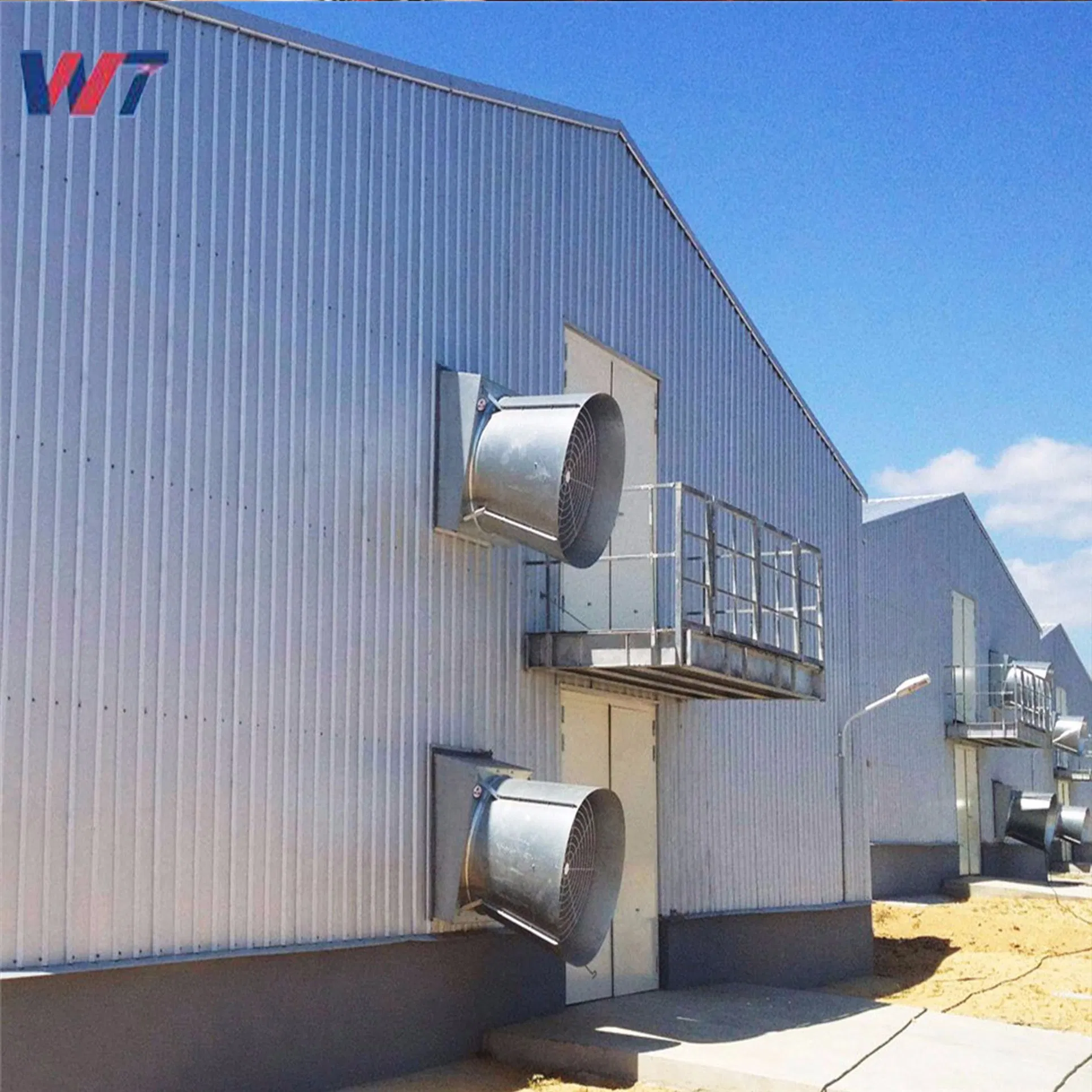 New Design Low Cost Chicken Coop Steel Structure Chicken Poultry with Automatic Machine