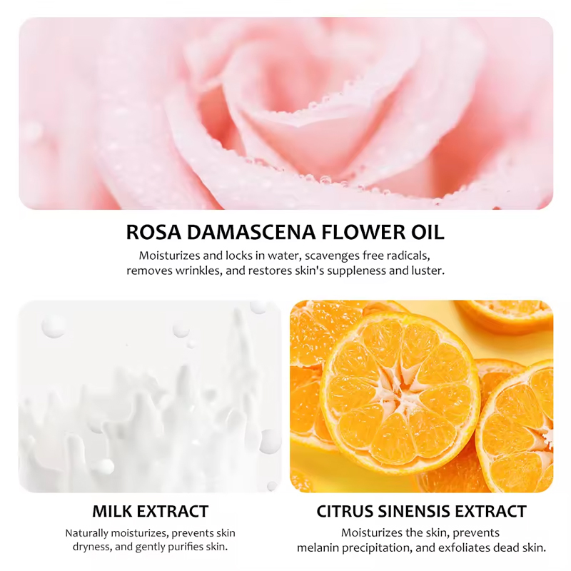 Ditong Private Label Moisturizing Whitening Exfoliating Shower Gel Natural Organic Fruit Scrub Body Wash for Women & Men