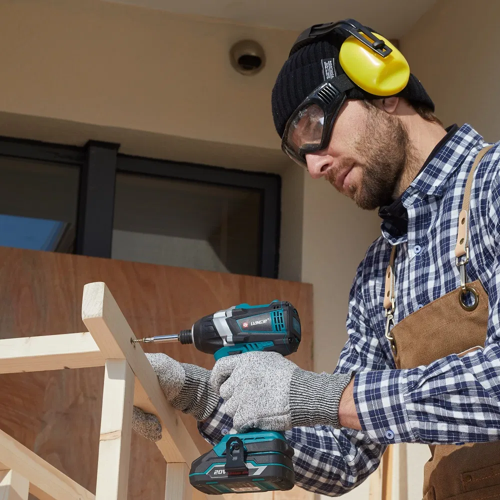 Liangye Power Tools 20V Cordless Brushless Hammer Drill and Impact Driver Sets