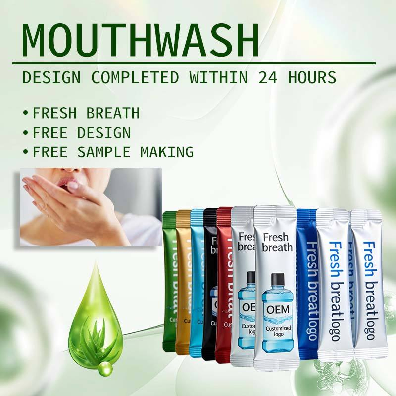 Fluoride Free Alcohol-Free Travel Size Nano Hydroxyapatite Mouthwash in Sachet