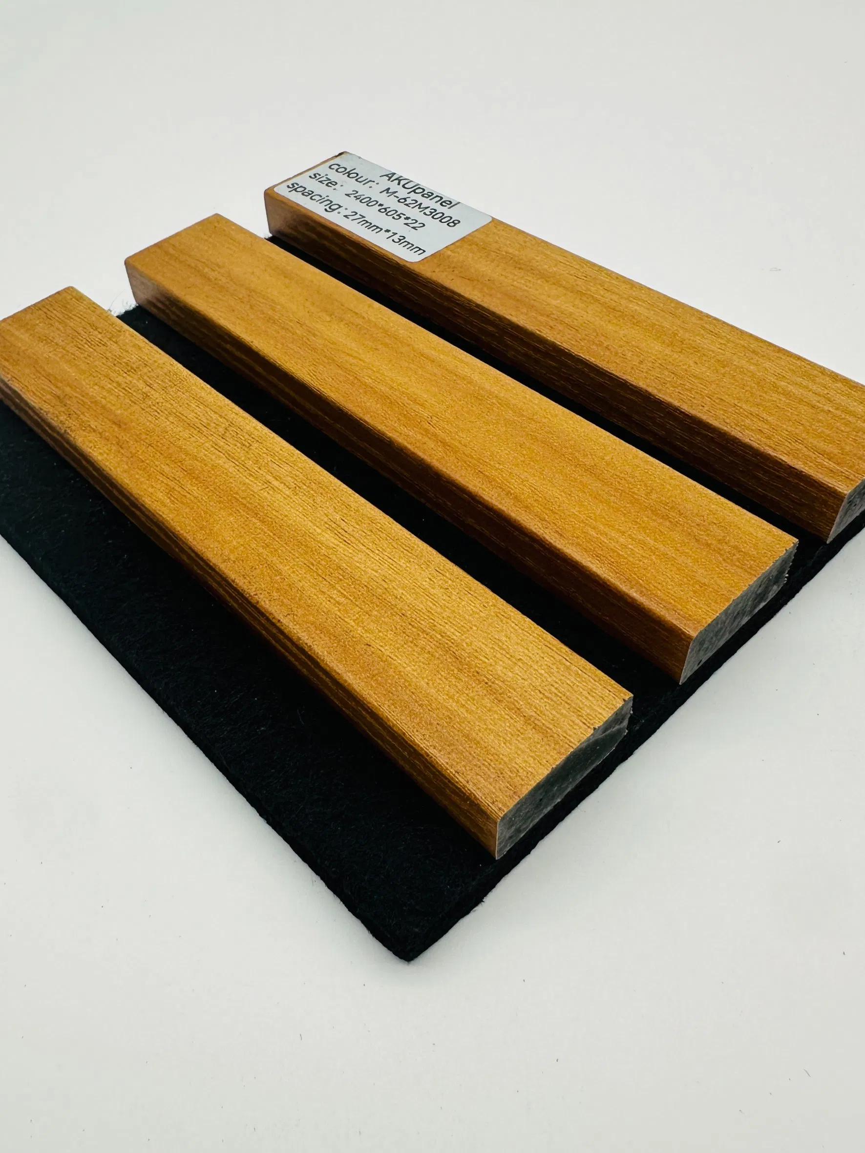 Akupanel Wood Acoustic Panel Akustik Panel Solid Wood Slat Acoustic Panels for Wall and Ceiling Decoration